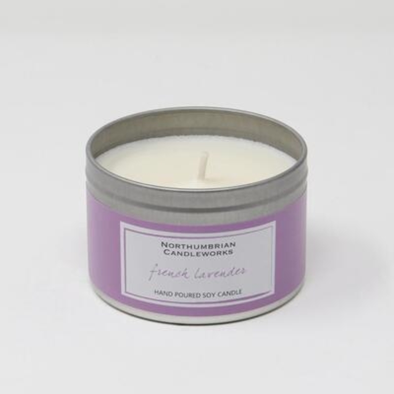 Enjoy the very vintage scent of French Lavender a fresh and floral fragrance with deep herbal undertones transporting you to picturesque Provençal fields. The large candle tin really does look as good as it smells and will sit beautifully on a shelf or coffee table or window sill. The choice is yours.
